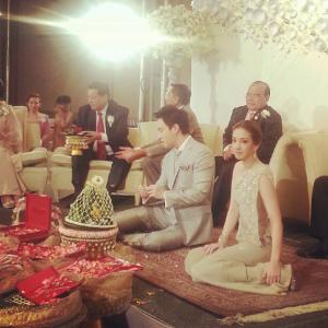 งานหมั้นสุดหวานชื่น สาวแป้ง อรจิรา - ผู้กองต้อม